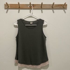 Paper Crane Waffle Tank Top